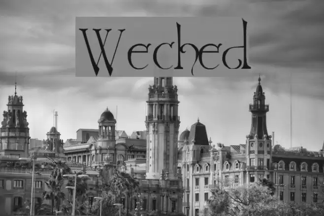 Wretched Font examples
