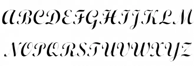 Wrexham Script Light Schriftart Groß