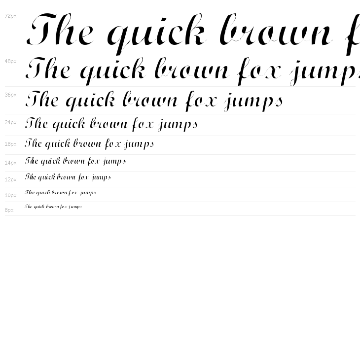 Wrexham Script Light Waterfall