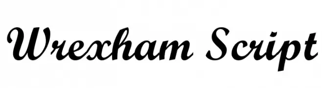 Wrexham Script  les polices de caractères gratuit tlcharger