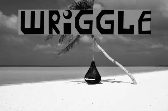 Wriggle Font examples