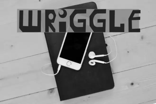 Wriggle Font examples