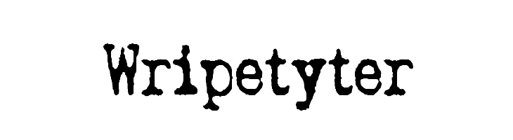 Wripetyter  Fuentes Gratis Descargar