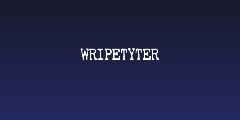 Wripetyter Social Header