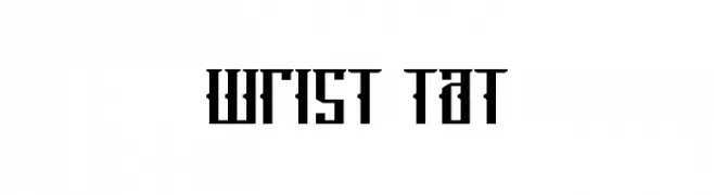 Wrist Tat  Descarca Fonturi Gratis