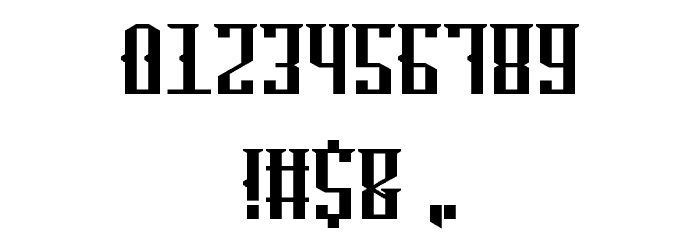 Wrist Tat Font OTHER CHARS
