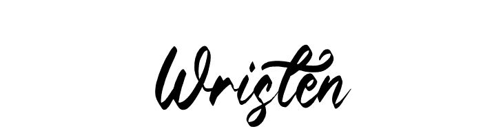 Wristen  नि: शुल्क फ़ॉन्ट्स डाउनलोड
