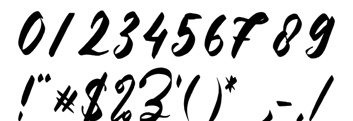 Wristen Font OTHER CHARS