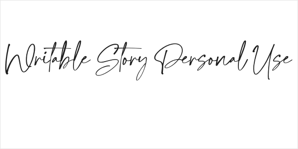 Writable Story Personal Use Logo