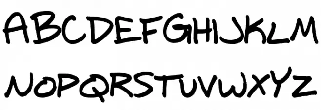 Write It Right Шрифта ВЕРХНИЙ