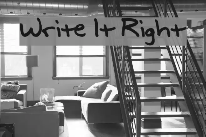 Write It Right Шрифта examples