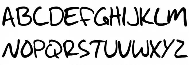 Write Like Jesse خط أحرف كبيرة