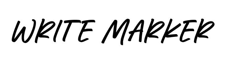 Write Marker  नि: शुल्क फ़ॉन्ट्स डाउनलोड