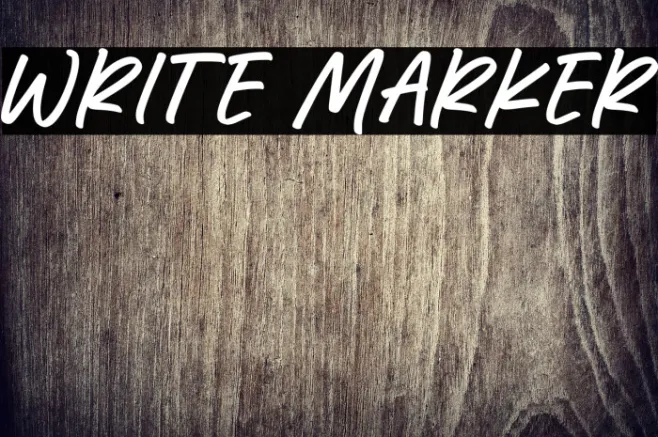 Write Marker Example 3