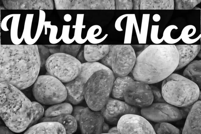 Write Nice خط examples