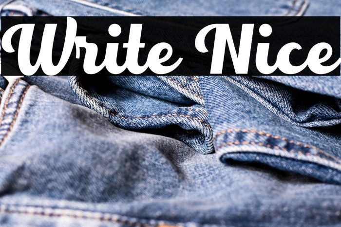 Write Nice Example 2