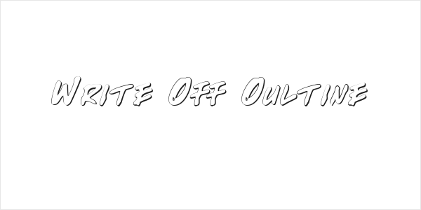 Write Off Oultine Logo