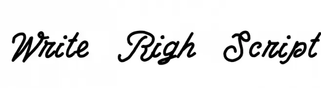 Write Righ Script  baixar fontes gratis
