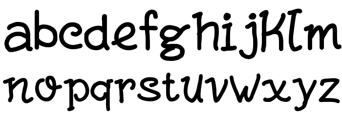 Write Righ Font LOWERCASE