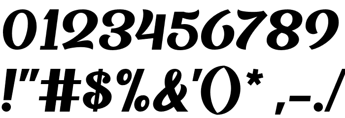 WriteNice Font OTHER CHARS