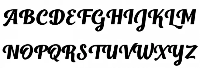 WriteNice Font Litere mari
