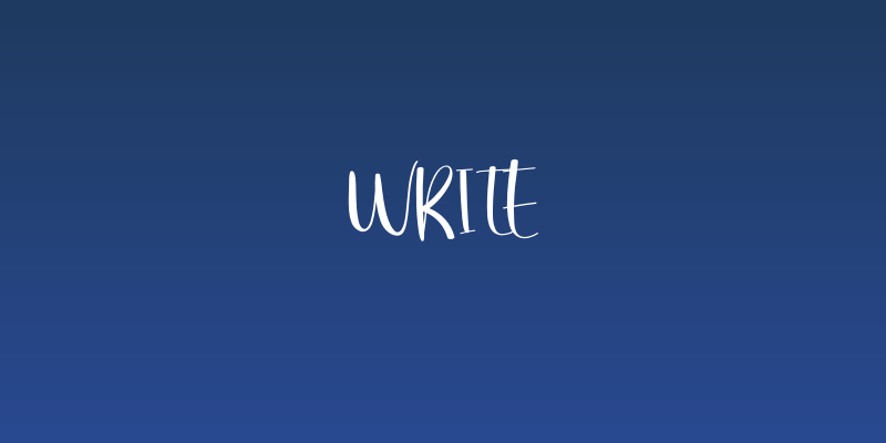 Write Social Header