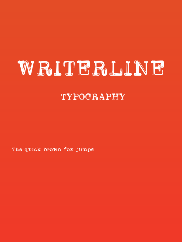 WriterLine Poster