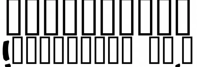 Writers bold Font OTHER CHARS