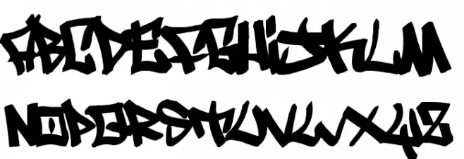 Writers bold خط أحرف صغيرة