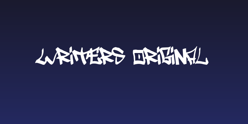 Writers original Social Header