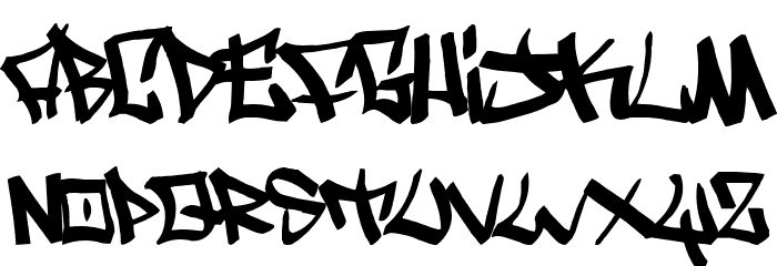 Writers original Font LOWERCASE