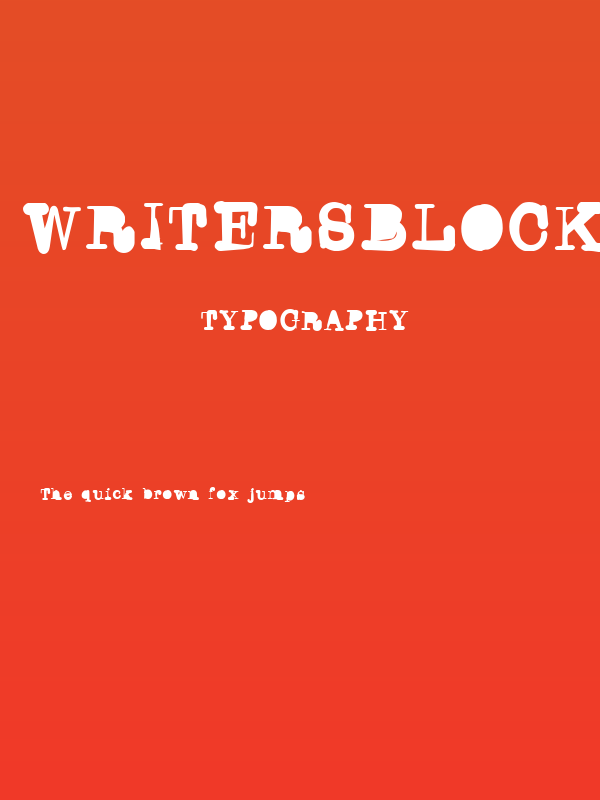 WritersBlock Poster