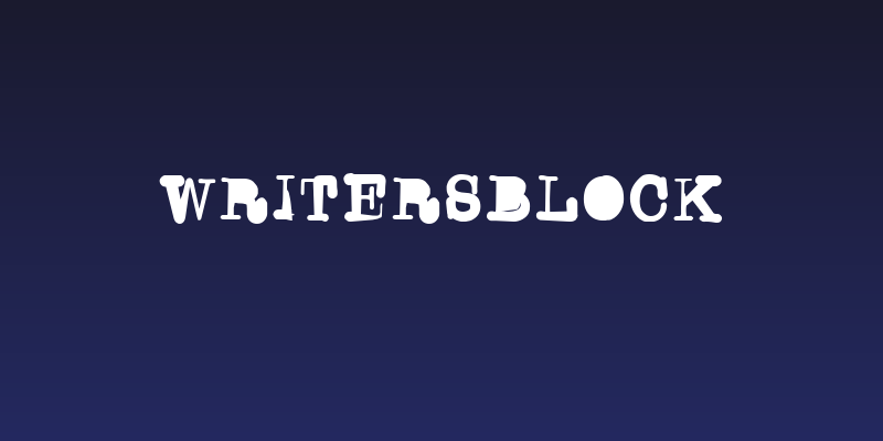 WritersBlock Social Header