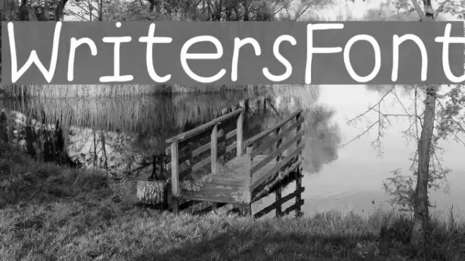 WritersFont Font examples