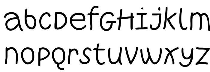 WritersFont Font LOWERCASE