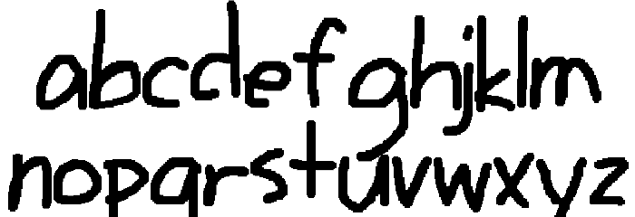 Writico 2 Font LOWERCASE