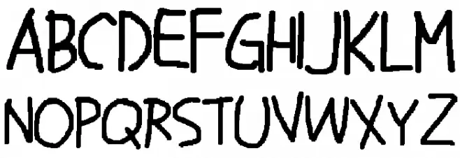 Writico Font Litere mari