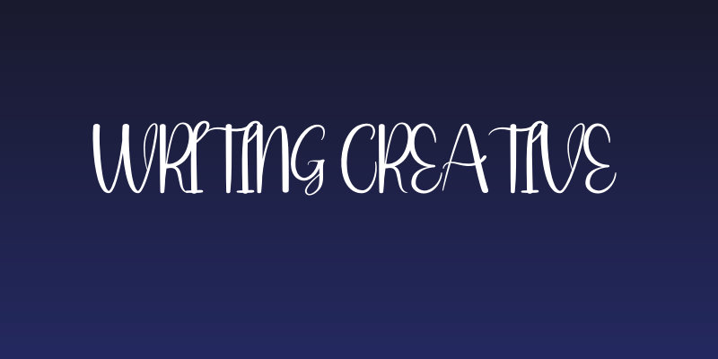 Writing Creative Social Header