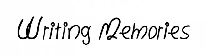 Writing Memories  नि: शुल्क फ़ॉन्ट्स डाउनलोड