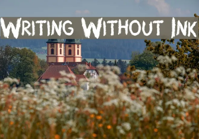 Writing Without Ink Example 1