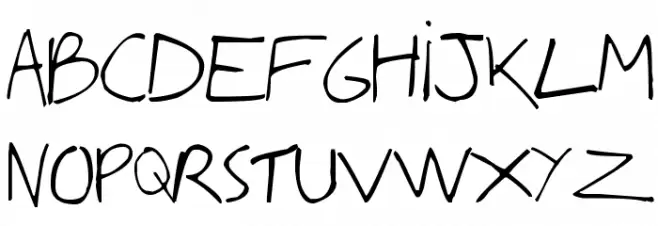 Writing You A Letter Шрифта ВЕРХНИЙ