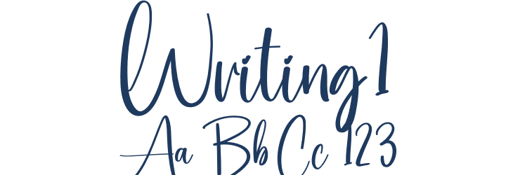 Writing1 Font Preview
