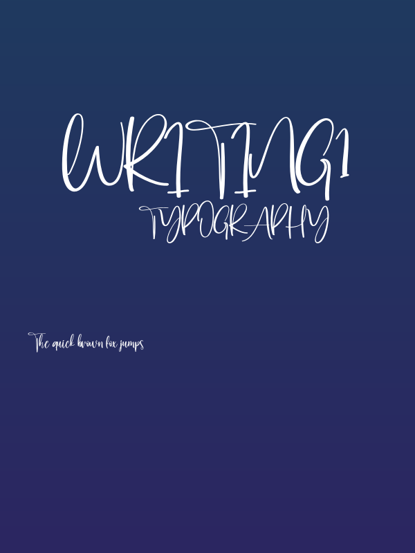 Writing1 Poster