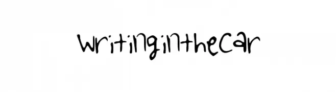 WritingintheCar  Frei Schriftart Herunterladen