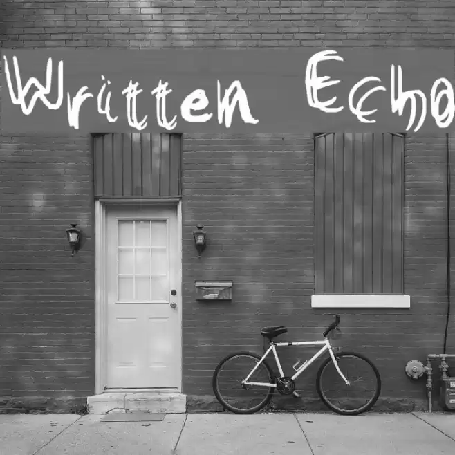 Written Echo Font examples