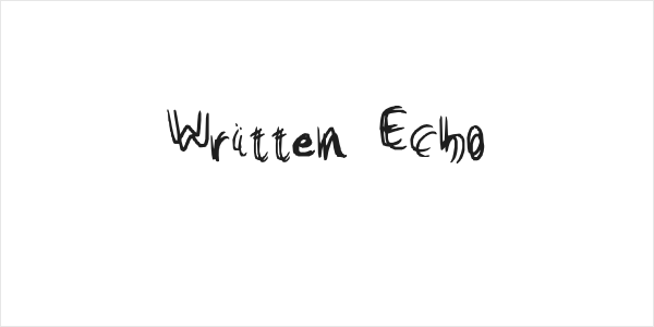 Written Echo Logo