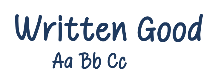 Written Good Font Preview