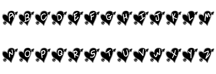 Written In My Heart College Updated Font LOWERCASE