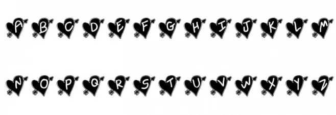 Written In My Heart College Fuentes MAYÚSCULAS