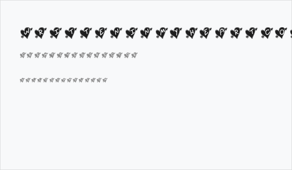 Written In My Heart College Business Card